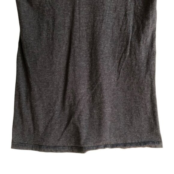 Lululemon Love Tee Size 4 Heathered Black Pima Cotton V-Neck - Picture 8 of 11